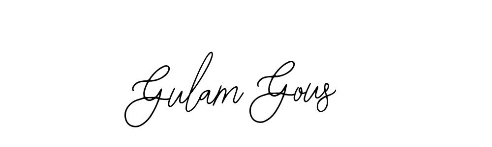 Make a short Gulam Gous signature style. Manage your documents anywhere anytime using Bearetta-2O07w. Create and add eSignatures, submit forms, share and send files easily. Gulam Gous signature style 12 images and pictures png