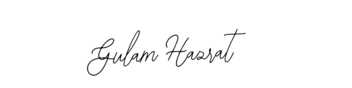 How to Draw Gulam Hazrat signature style? Bearetta-2O07w is a latest design signature styles for name Gulam Hazrat. Gulam Hazrat signature style 12 images and pictures png