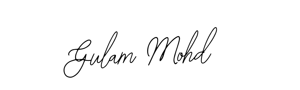 Make a beautiful signature design for name Gulam Mohd. Use this online signature maker to create a handwritten signature for free. Gulam Mohd signature style 12 images and pictures png