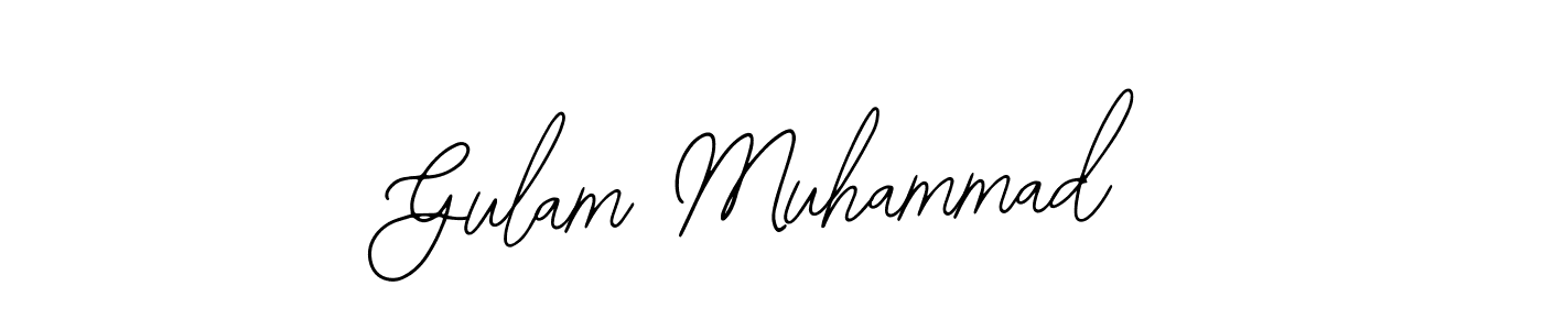 Gulam Muhammad stylish signature style. Best Handwritten Sign (Bearetta-2O07w) for my name. Handwritten Signature Collection Ideas for my name Gulam Muhammad. Gulam Muhammad signature style 12 images and pictures png