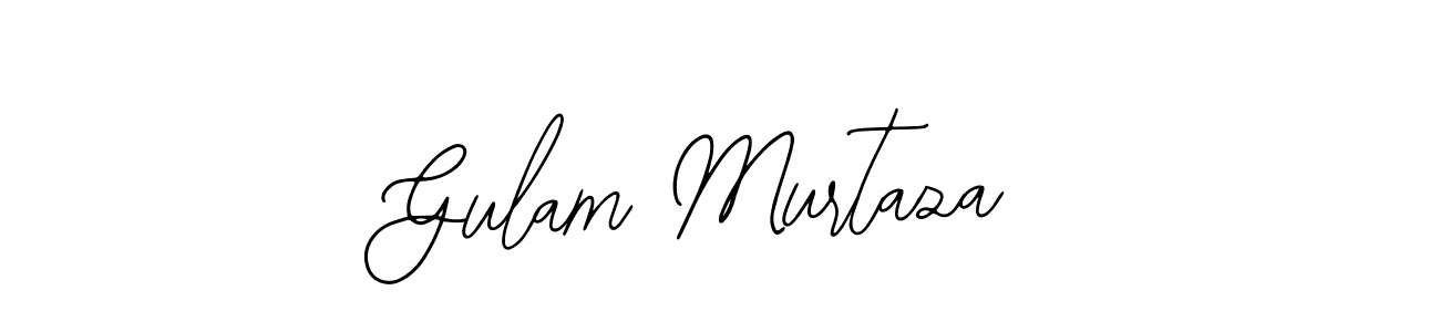 How to make Gulam Murtaza name signature. Use Bearetta-2O07w style for creating short signs online. This is the latest handwritten sign. Gulam Murtaza signature style 12 images and pictures png