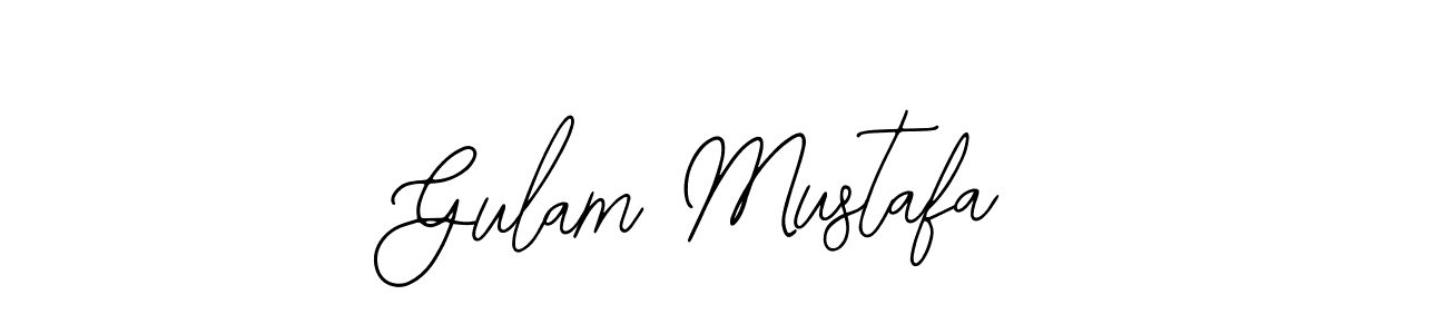 It looks lik you need a new signature style for name Gulam Mustafa. Design unique handwritten (Bearetta-2O07w) signature with our free signature maker in just a few clicks. Gulam Mustafa signature style 12 images and pictures png