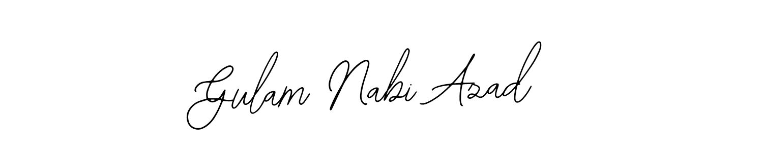 The best way (Bearetta-2O07w) to make a short signature is to pick only two or three words in your name. The name Gulam Nabi Azad include a total of six letters. For converting this name. Gulam Nabi Azad signature style 12 images and pictures png