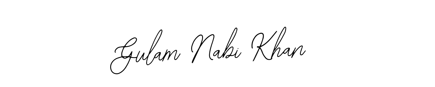 Create a beautiful signature design for name Gulam Nabi Khan. With this signature (Bearetta-2O07w) fonts, you can make a handwritten signature for free. Gulam Nabi Khan signature style 12 images and pictures png