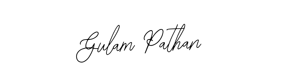 Make a beautiful signature design for name Gulam Pathan. With this signature (Bearetta-2O07w) style, you can create a handwritten signature for free. Gulam Pathan signature style 12 images and pictures png