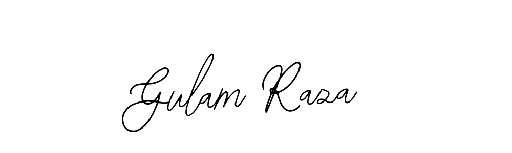 if you are searching for the best signature style for your name Gulam Raza. so please give up your signature search. here we have designed multiple signature styles  using Bearetta-2O07w. Gulam Raza signature style 12 images and pictures png