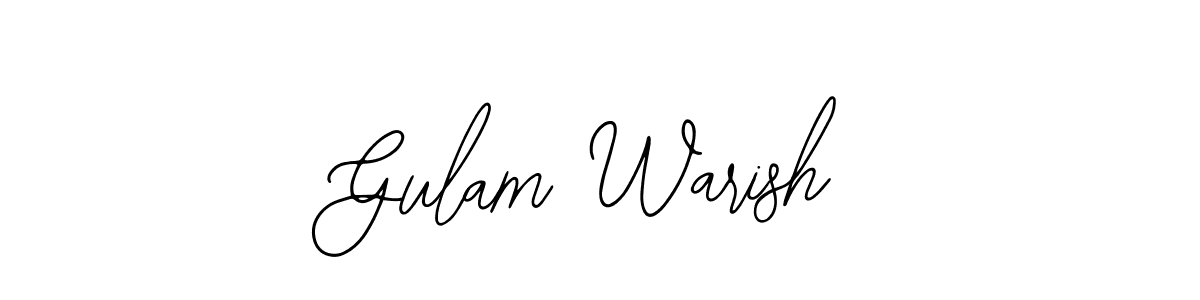 Best and Professional Signature Style for Gulam Warish. Bearetta-2O07w Best Signature Style Collection. Gulam Warish signature style 12 images and pictures png