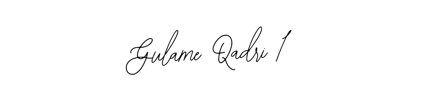 The best way (Bearetta-2O07w) to make a short signature is to pick only two or three words in your name. The name Gulame Qadri 18 include a total of six letters. For converting this name. Gulame Qadri 18 signature style 12 images and pictures png
