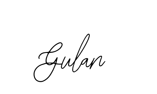 Design your own signature with our free online signature maker. With this signature software, you can create a handwritten (Bearetta-2O07w) signature for name Gulan. Gulan signature style 12 images and pictures png