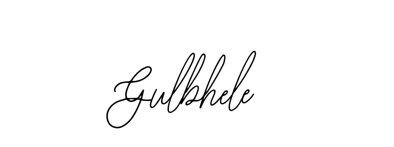 You should practise on your own different ways (Bearetta-2O07w) to write your name (Gulbhele) in signature. don't let someone else do it for you. Gulbhele signature style 12 images and pictures png