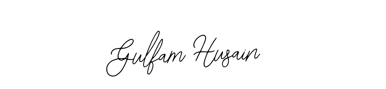 Make a beautiful signature design for name Gulfam Husain. Use this online signature maker to create a handwritten signature for free. Gulfam Husain signature style 12 images and pictures png