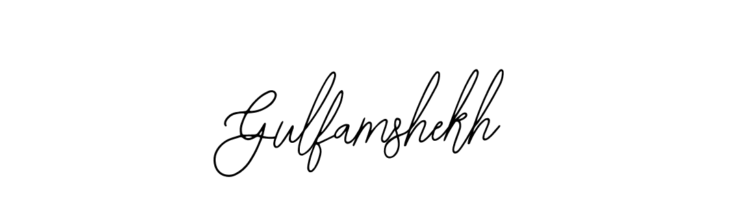How to make Gulfamshekh signature? Bearetta-2O07w is a professional autograph style. Create handwritten signature for Gulfamshekh name. Gulfamshekh signature style 12 images and pictures png