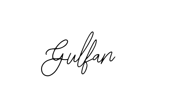 How to make Gulfan name signature. Use Bearetta-2O07w style for creating short signs online. This is the latest handwritten sign. Gulfan signature style 12 images and pictures png