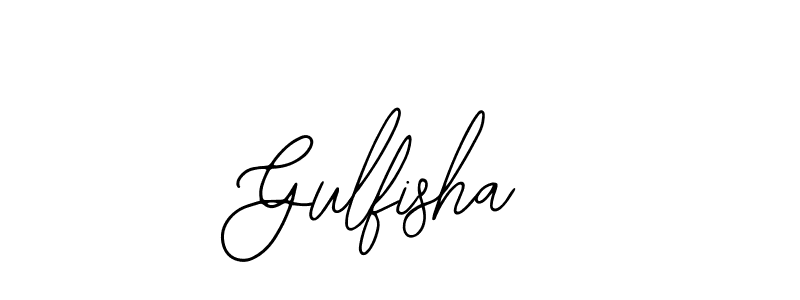 You should practise on your own different ways (Bearetta-2O07w) to write your name (Gulfisha) in signature. don't let someone else do it for you. Gulfisha signature style 12 images and pictures png