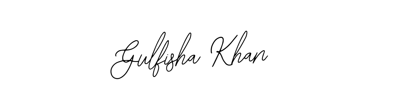 Gulfisha Khan stylish signature style. Best Handwritten Sign (Bearetta-2O07w) for my name. Handwritten Signature Collection Ideas for my name Gulfisha Khan. Gulfisha Khan signature style 12 images and pictures png