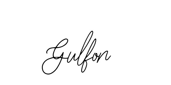 How to Draw Gulfon signature style? Bearetta-2O07w is a latest design signature styles for name Gulfon. Gulfon signature style 12 images and pictures png