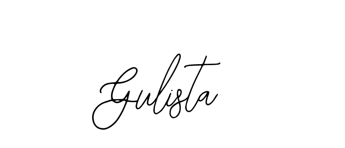 You should practise on your own different ways (Bearetta-2O07w) to write your name (Gulista) in signature. don't let someone else do it for you. Gulista signature style 12 images and pictures png
