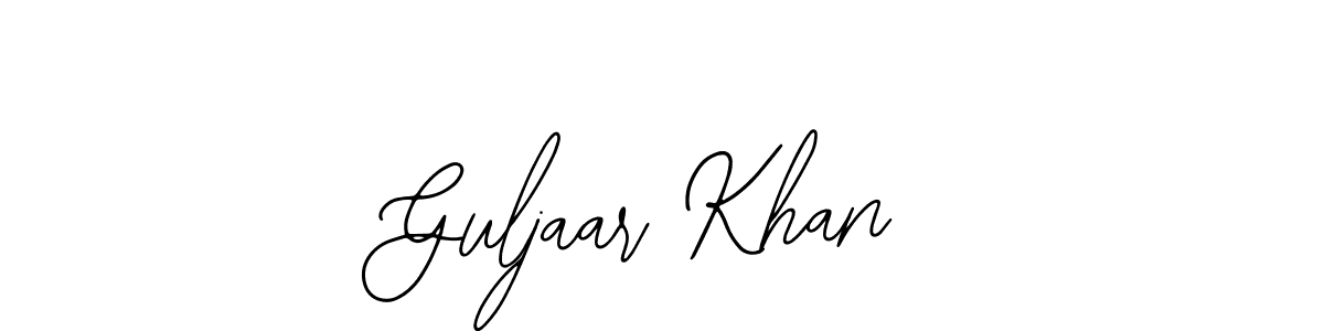 Similarly Bearetta-2O07w is the best handwritten signature design. Signature creator online .You can use it as an online autograph creator for name Guljaar Khan. Guljaar Khan signature style 12 images and pictures png