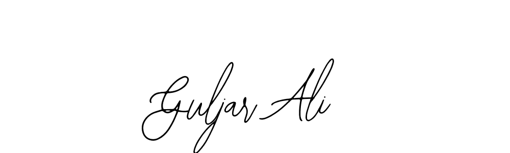 if you are searching for the best signature style for your name Guljar Ali. so please give up your signature search. here we have designed multiple signature styles  using Bearetta-2O07w. Guljar Ali signature style 12 images and pictures png