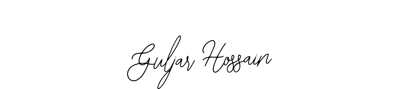 How to make Guljar Hossain name signature. Use Bearetta-2O07w style for creating short signs online. This is the latest handwritten sign. Guljar Hossain signature style 12 images and pictures png