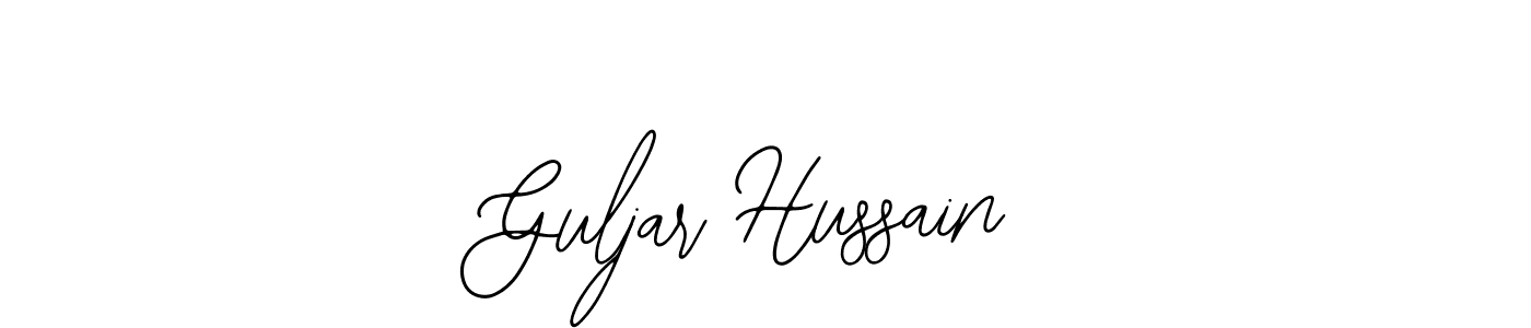 Create a beautiful signature design for name Guljar Hussain. With this signature (Bearetta-2O07w) fonts, you can make a handwritten signature for free. Guljar Hussain signature style 12 images and pictures png