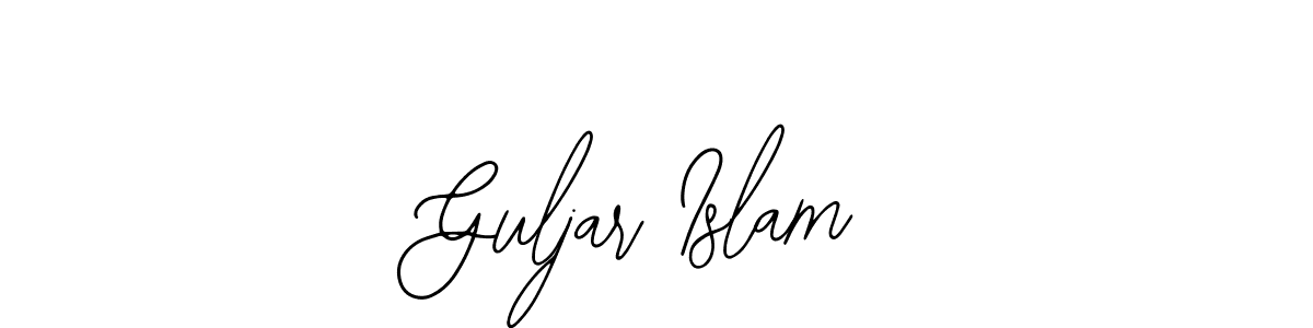 You should practise on your own different ways (Bearetta-2O07w) to write your name (Guljar Islam) in signature. don't let someone else do it for you. Guljar Islam signature style 12 images and pictures png