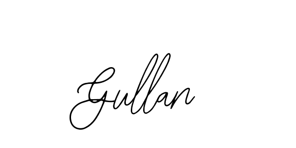 The best way (Bearetta-2O07w) to make a short signature is to pick only two or three words in your name. The name Gullan include a total of six letters. For converting this name. Gullan signature style 12 images and pictures png