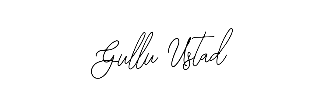 Use a signature maker to create a handwritten signature online. With this signature software, you can design (Bearetta-2O07w) your own signature for name Gullu Ustad. Gullu Ustad signature style 12 images and pictures png