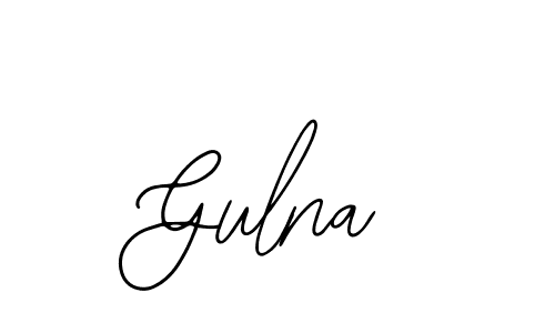 How to make Gulna signature? Bearetta-2O07w is a professional autograph style. Create handwritten signature for Gulna name. Gulna signature style 12 images and pictures png