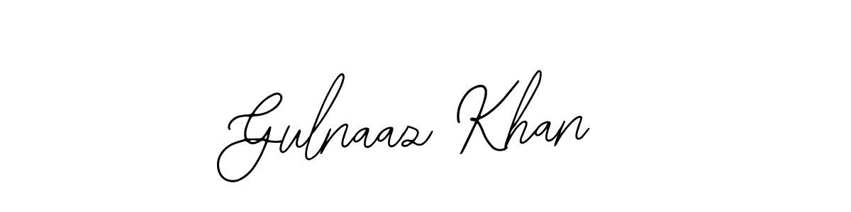 Bearetta-2O07w is a professional signature style that is perfect for those who want to add a touch of class to their signature. It is also a great choice for those who want to make their signature more unique. Get Gulnaaz Khan name to fancy signature for free. Gulnaaz Khan signature style 12 images and pictures png