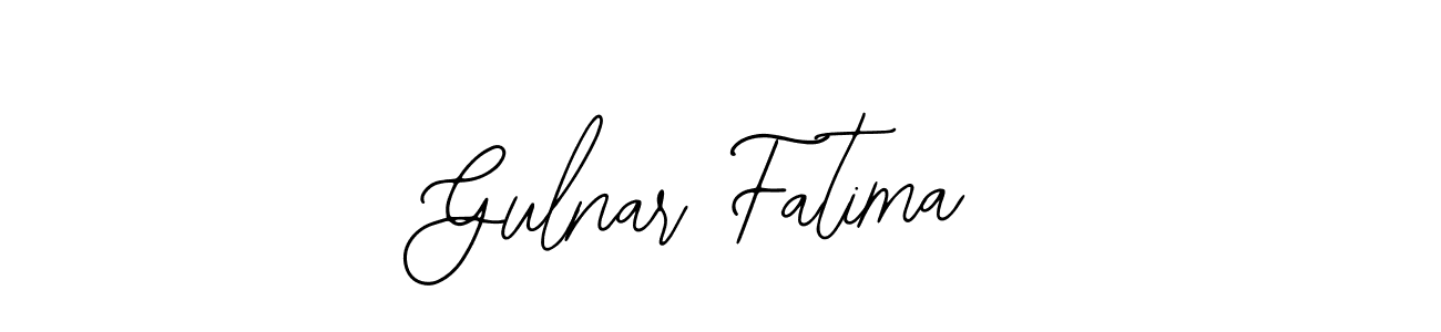 It looks lik you need a new signature style for name Gulnar Fatima. Design unique handwritten (Bearetta-2O07w) signature with our free signature maker in just a few clicks. Gulnar Fatima signature style 12 images and pictures png