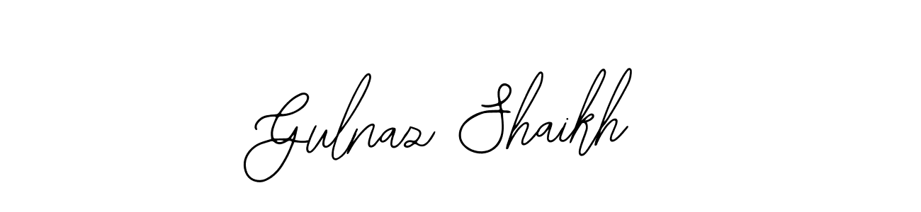 It looks lik you need a new signature style for name Gulnaz Shaikh. Design unique handwritten (Bearetta-2O07w) signature with our free signature maker in just a few clicks. Gulnaz Shaikh signature style 12 images and pictures png