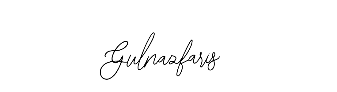 Make a beautiful signature design for name Gulnazfaris. With this signature (Bearetta-2O07w) style, you can create a handwritten signature for free. Gulnazfaris signature style 12 images and pictures png