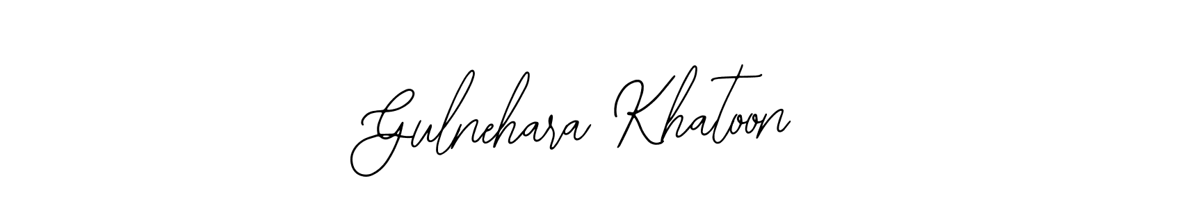 Use a signature maker to create a handwritten signature online. With this signature software, you can design (Bearetta-2O07w) your own signature for name Gulnehara Khatoon. Gulnehara Khatoon signature style 12 images and pictures png