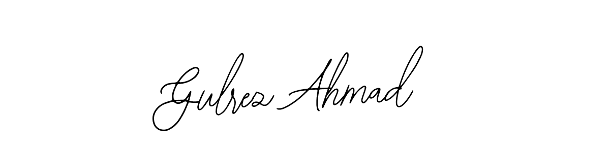 Design your own signature with our free online signature maker. With this signature software, you can create a handwritten (Bearetta-2O07w) signature for name Gulrez Ahmad. Gulrez Ahmad signature style 12 images and pictures png