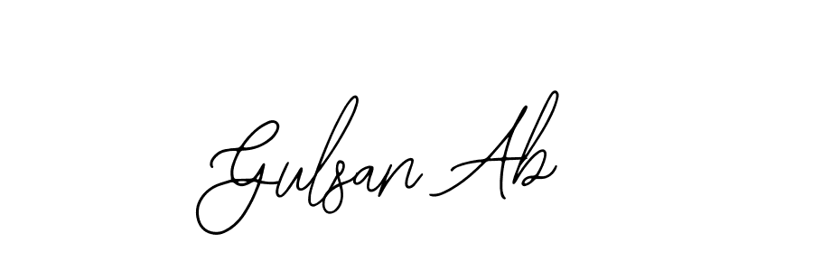 Make a beautiful signature design for name Gulsan Ab. Use this online signature maker to create a handwritten signature for free. Gulsan Ab signature style 12 images and pictures png