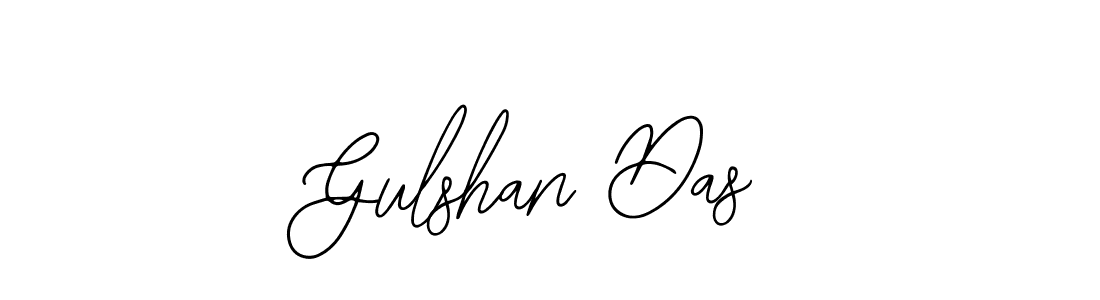 How to make Gulshan Das name signature. Use Bearetta-2O07w style for creating short signs online. This is the latest handwritten sign. Gulshan Das signature style 12 images and pictures png