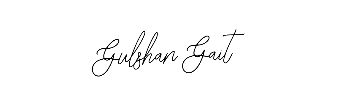 Design your own signature with our free online signature maker. With this signature software, you can create a handwritten (Bearetta-2O07w) signature for name Gulshan Gait. Gulshan Gait signature style 12 images and pictures png