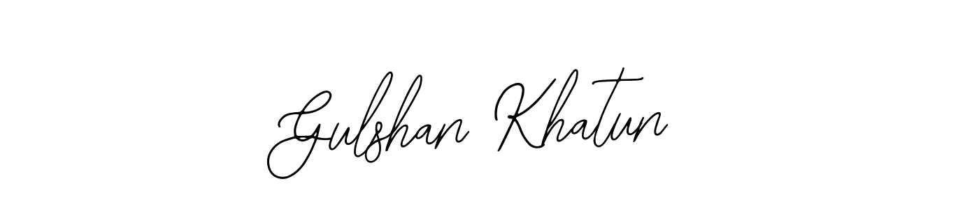 Make a beautiful signature design for name Gulshan Khatun. With this signature (Bearetta-2O07w) style, you can create a handwritten signature for free. Gulshan Khatun signature style 12 images and pictures png