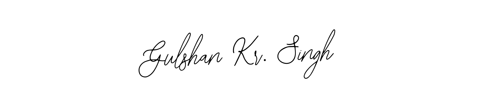 Make a beautiful signature design for name Gulshan Kr. Singh. Use this online signature maker to create a handwritten signature for free. Gulshan Kr. Singh signature style 12 images and pictures png