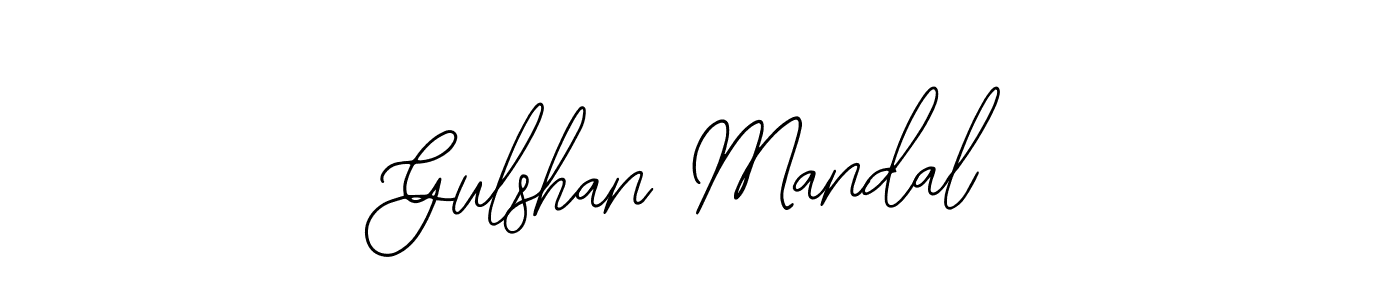 You should practise on your own different ways (Bearetta-2O07w) to write your name (Gulshan Mandal) in signature. don't let someone else do it for you. Gulshan Mandal signature style 12 images and pictures png