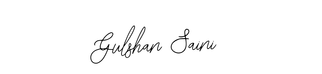 Make a beautiful signature design for name Gulshan Saini. Use this online signature maker to create a handwritten signature for free. Gulshan Saini signature style 12 images and pictures png
