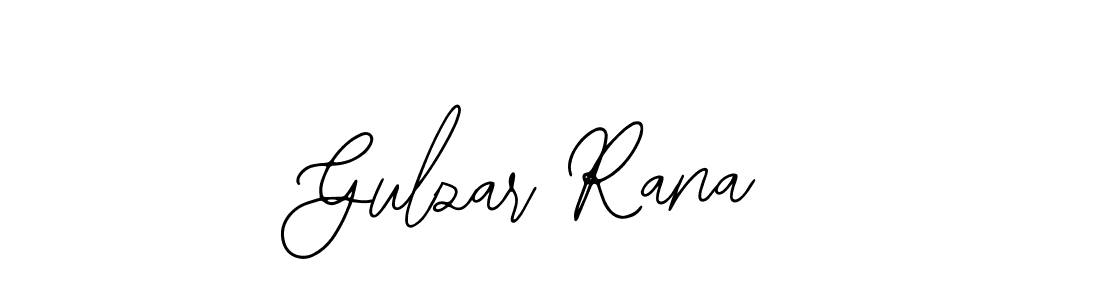 Use a signature maker to create a handwritten signature online. With this signature software, you can design (Bearetta-2O07w) your own signature for name Gulzar Rana. Gulzar Rana signature style 12 images and pictures png