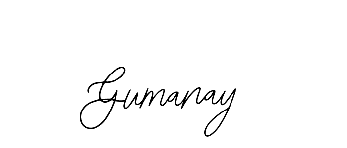 Make a beautiful signature design for name Gumanay. With this signature (Bearetta-2O07w) style, you can create a handwritten signature for free. Gumanay signature style 12 images and pictures png