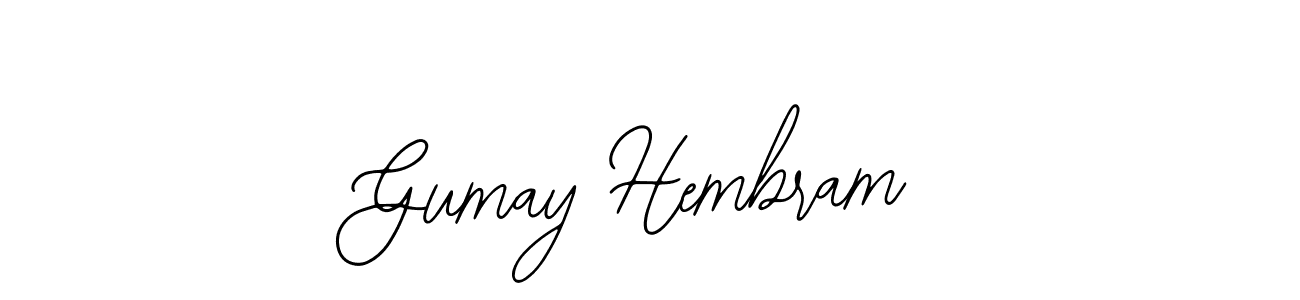 The best way (Bearetta-2O07w) to make a short signature is to pick only two or three words in your name. The name Gumay Hembram include a total of six letters. For converting this name. Gumay Hembram signature style 12 images and pictures png