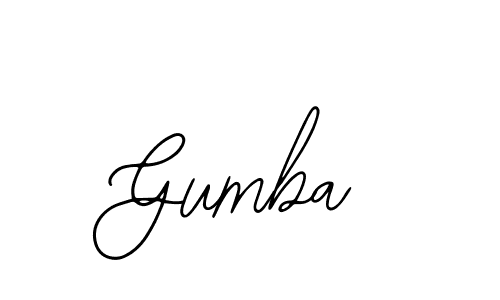 You should practise on your own different ways (Bearetta-2O07w) to write your name (Gumba) in signature. don't let someone else do it for you. Gumba signature style 12 images and pictures png