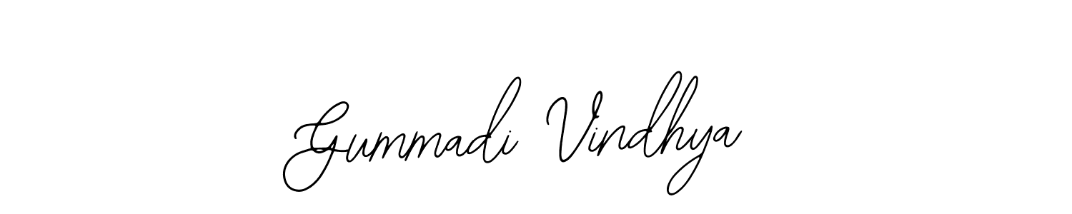 How to make Gummadi Vindhya signature? Bearetta-2O07w is a professional autograph style. Create handwritten signature for Gummadi Vindhya name. Gummadi Vindhya signature style 12 images and pictures png