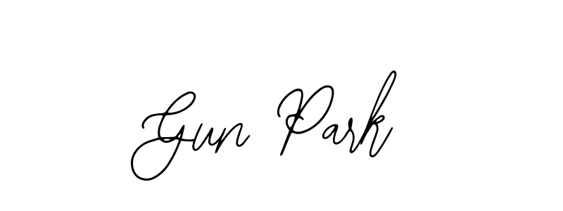 The best way (Bearetta-2O07w) to make a short signature is to pick only two or three words in your name. The name Gun Park include a total of six letters. For converting this name. Gun Park signature style 12 images and pictures png