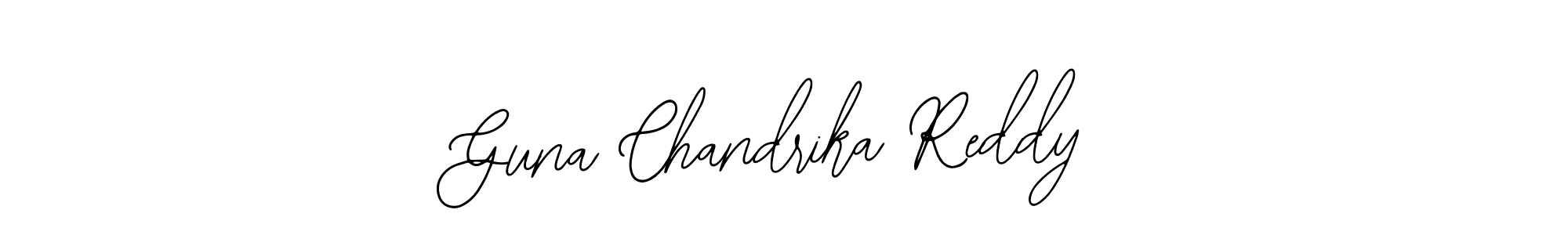 Make a beautiful signature design for name Guna Chandrika Reddy. With this signature (Bearetta-2O07w) style, you can create a handwritten signature for free. Guna Chandrika Reddy signature style 12 images and pictures png