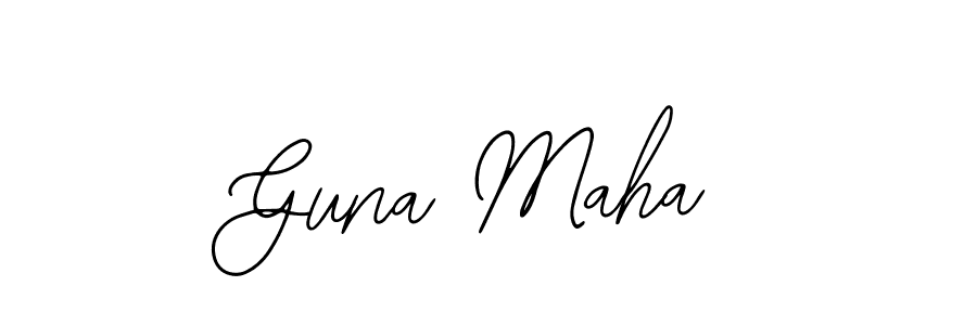 Make a beautiful signature design for name Guna Maha. With this signature (Bearetta-2O07w) style, you can create a handwritten signature for free. Guna Maha signature style 12 images and pictures png